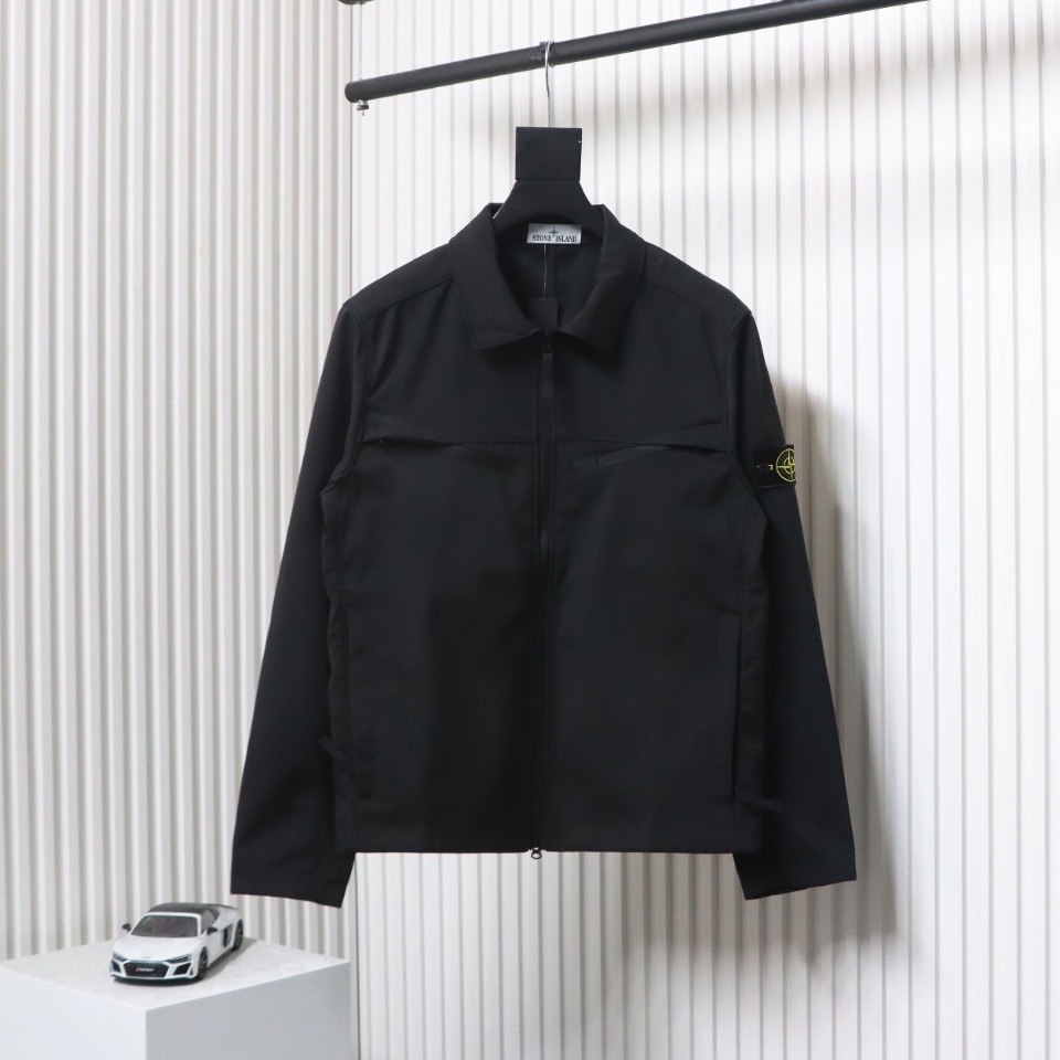Stone Island 23ss Solid Color Jacket Black