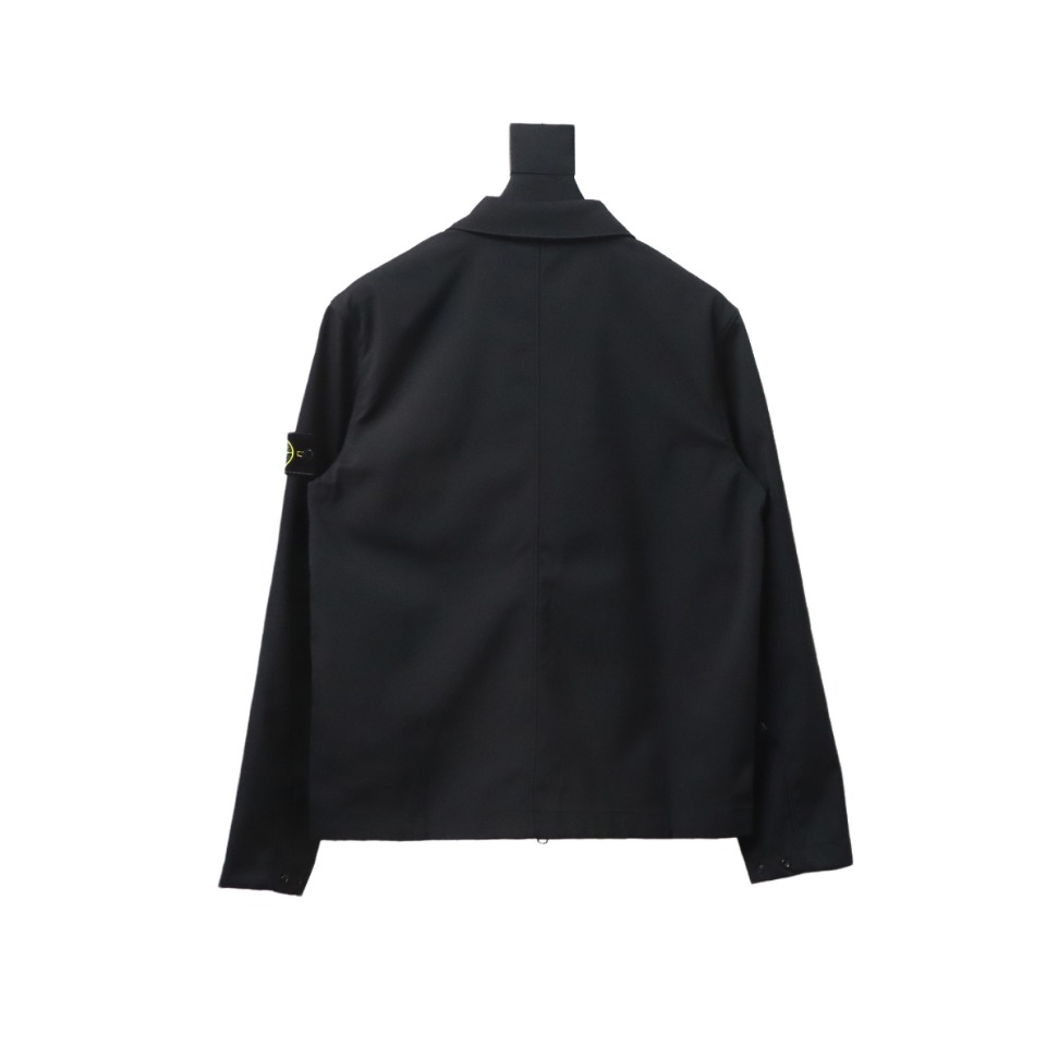 Stone Island 23ss Solid Color Jacket Black