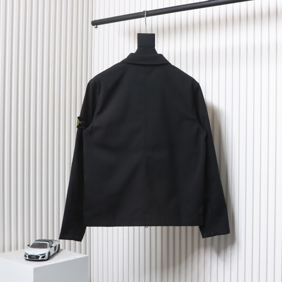 Stone Island 23ss Solid Color Jacket Black