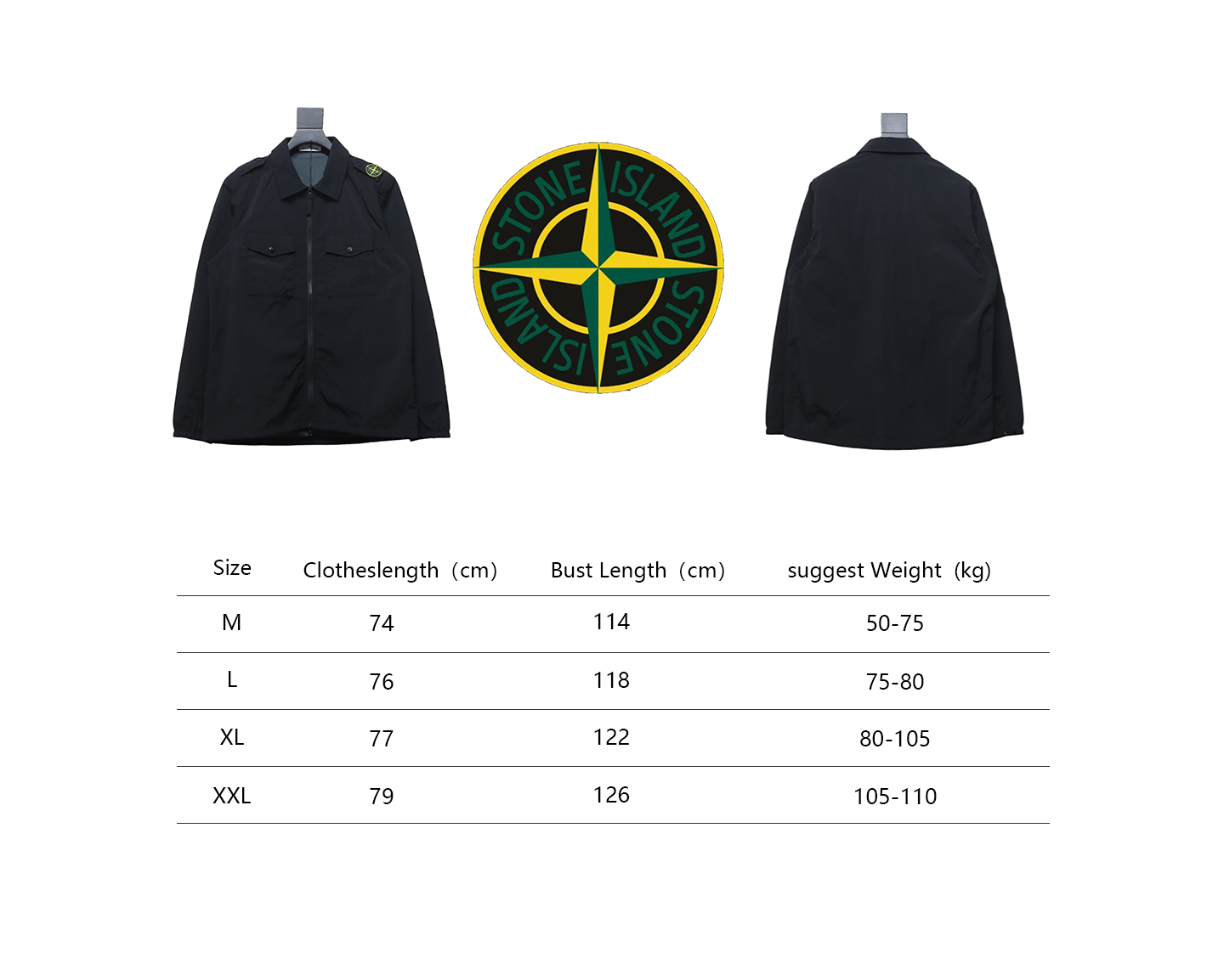 Stone Island 24Fw Shoulder Island Logo Naslan Jacket
