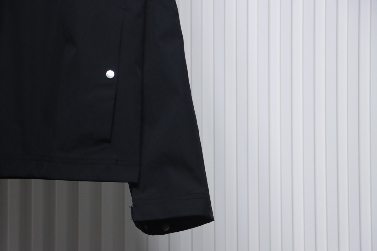 Stone Island 24Fw Star Logo Embroidered Laminated Shirt Jacket Black