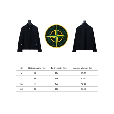 Stone Island 24Fw Star Logo Embroidered Laminated Shirt Jacket Black 02
