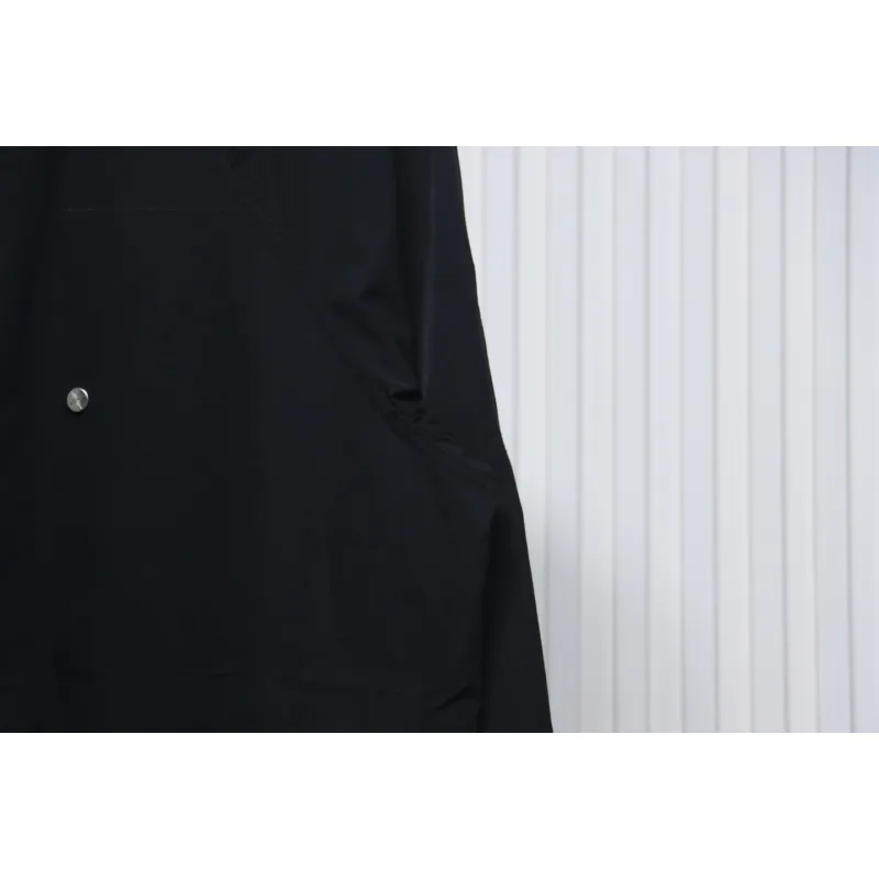 Stone Island 24Fw Star Logo Embroidered Laminated Shirt Jacket Black