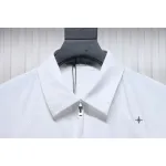 Stone Island 24Fw Star Logo Embroidered Laminated Shirt Jacket White