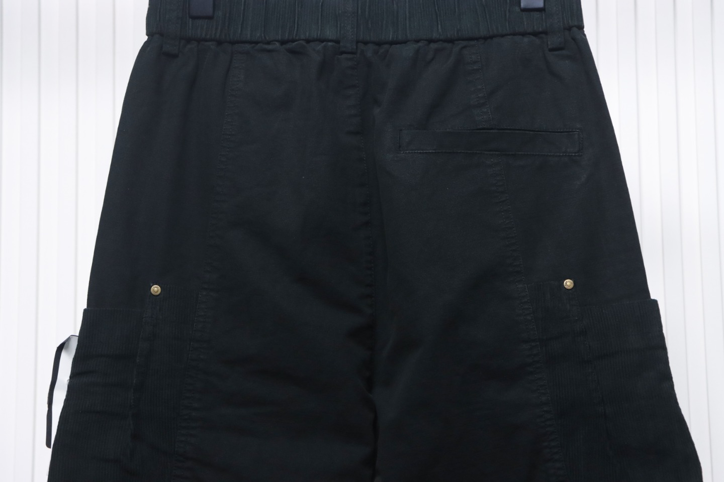 Stone Island Big Pocket Cotton Outdoor Overalls Black