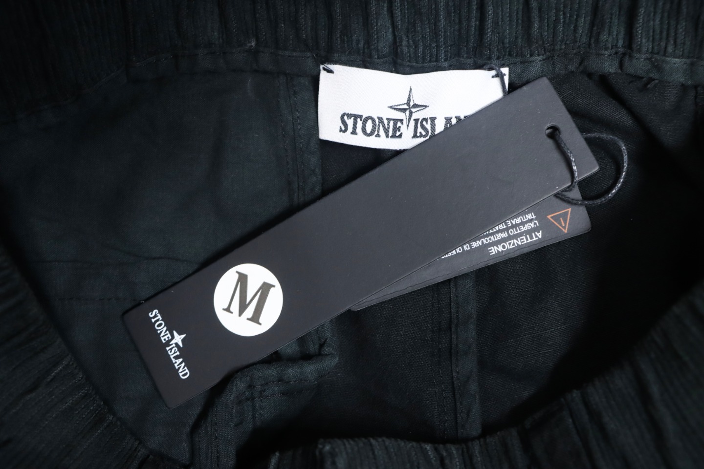 Stone Island Big Pocket Cotton Outdoor Overalls Black
