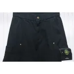 Stone Island Big Pocket Cotton Outdoor Overalls Black
