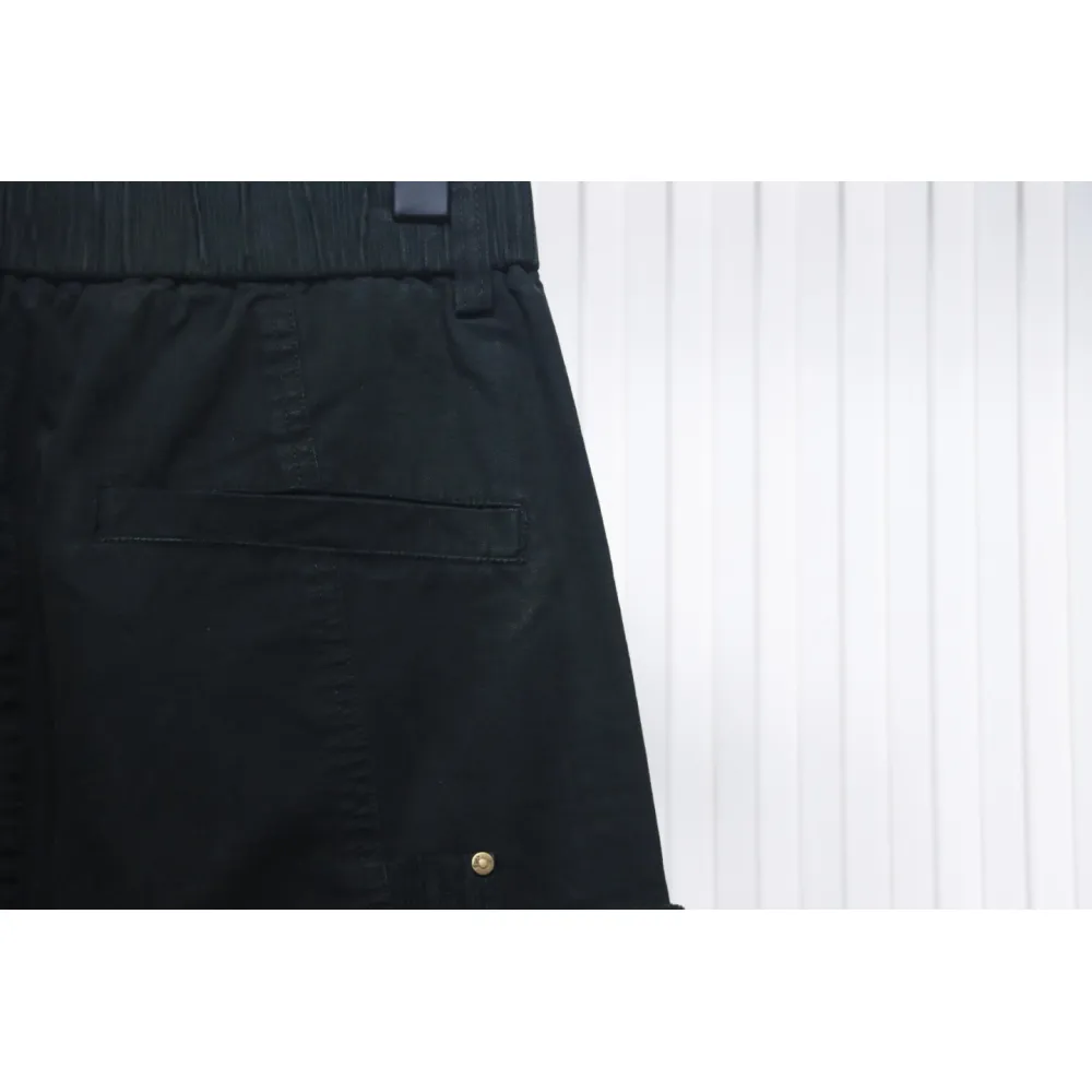 Stone Island Big Pocket Cotton Outdoor Overalls Black