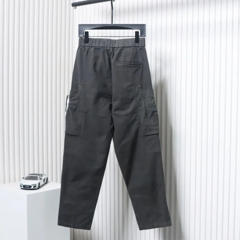 Stone Island Big Pocket Cotton Outdoor Overalls Grey