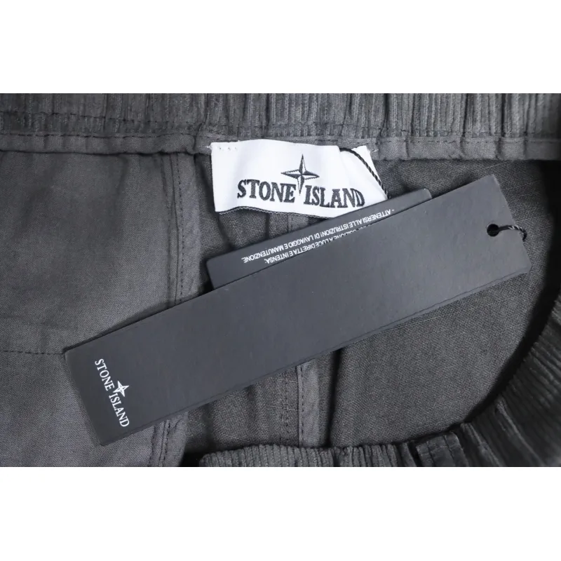Stone Island Big Pocket Cotton Outdoor Overalls Grey