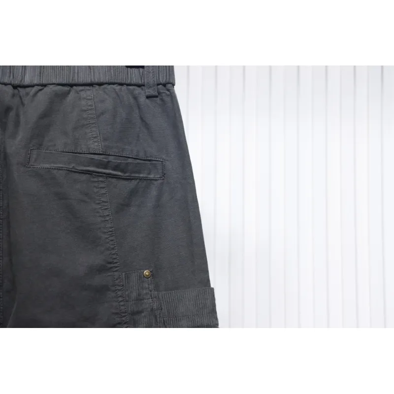 Stone Island Big Pocket Cotton Outdoor Overalls Grey