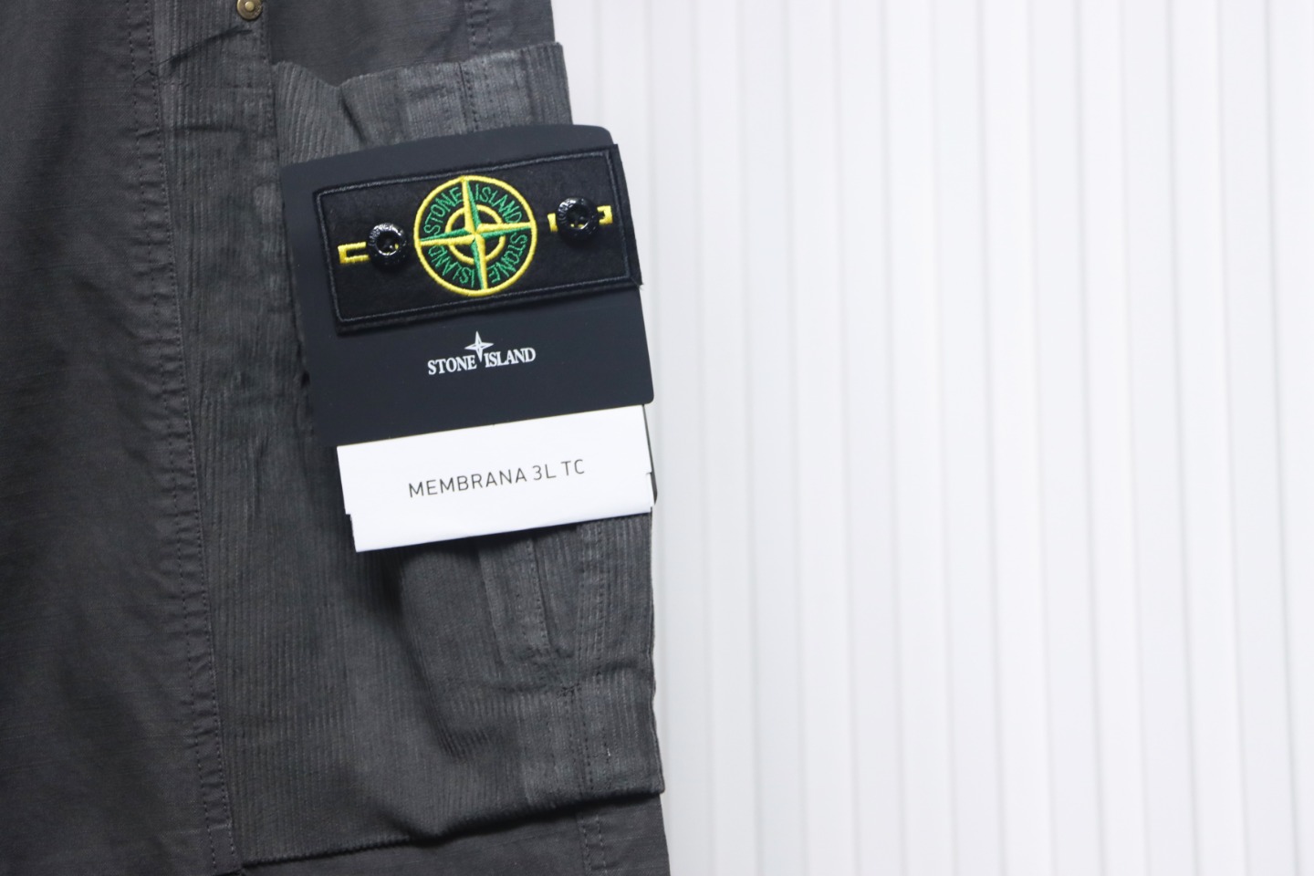 Stone Island Big Pocket Cotton Outdoor Overalls Grey