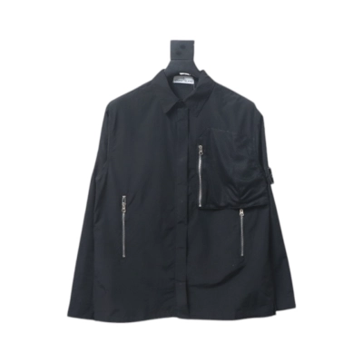 Stone Island Black Label Multi Zip Shirt Jacket 01