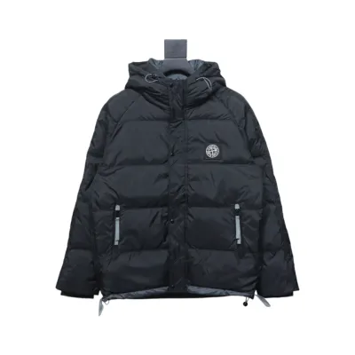 Stone Island Classic Small Label Down Black 01