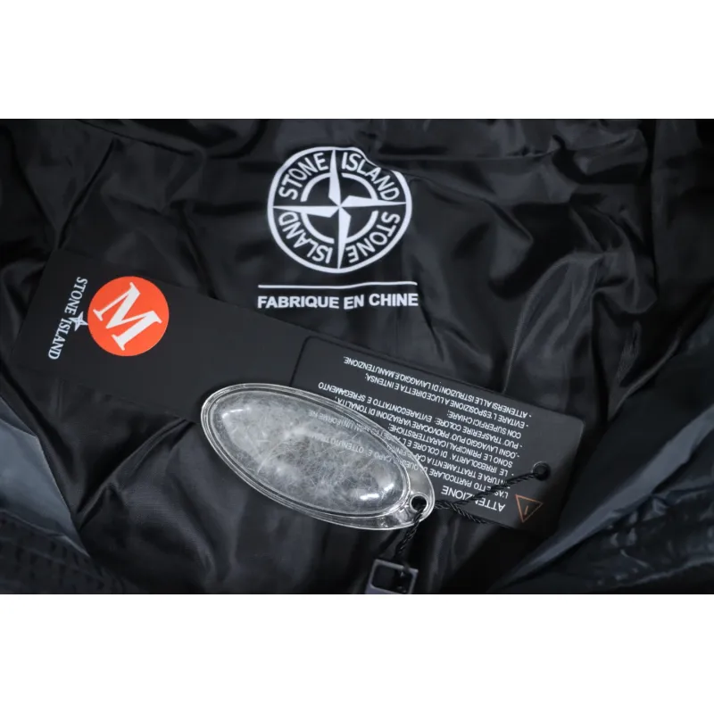 Stone Island Classic Small Label Down Black
