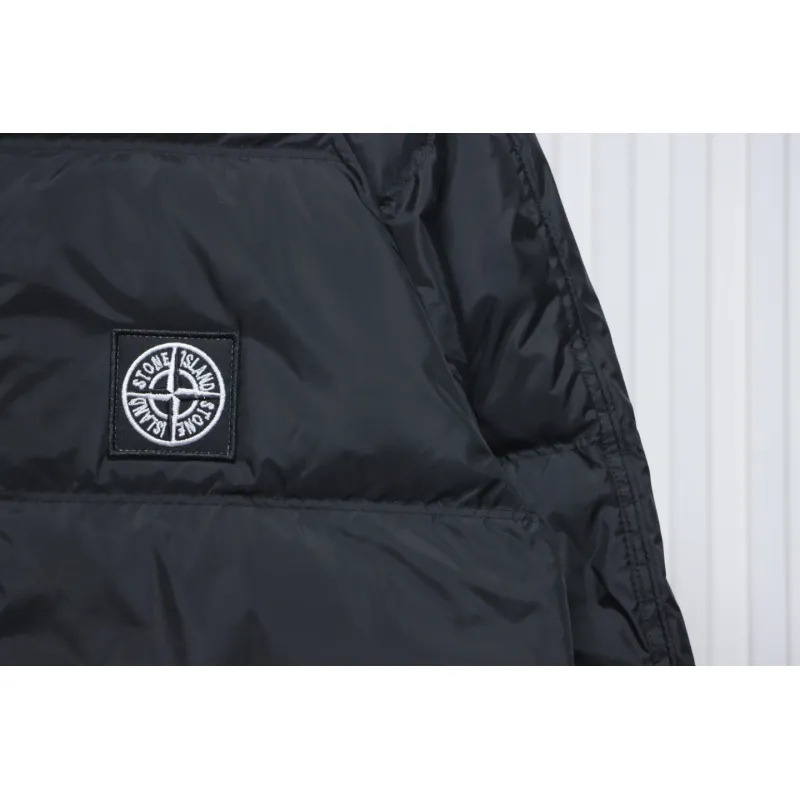 Stone Island Classic Small Label Down Black