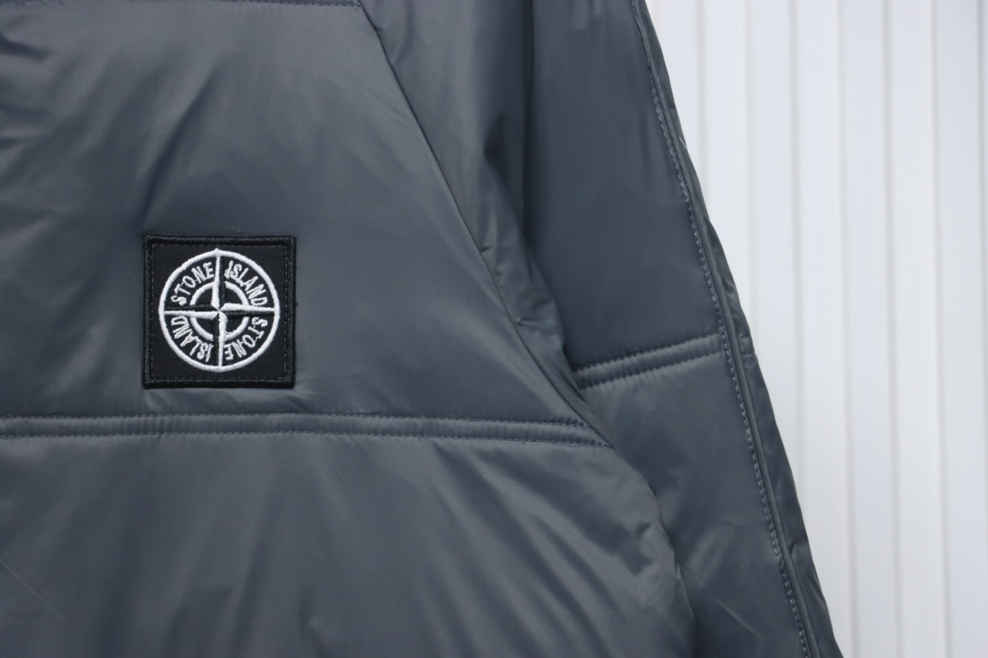 Stone Island Classic Small Label Down Grey