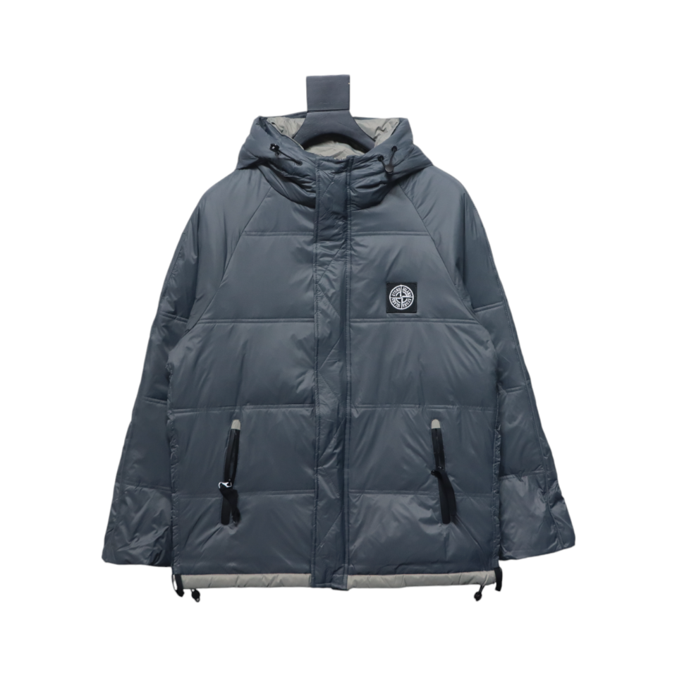 Stone Island Classic Small Label Down Grey