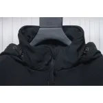 Stone Island Outdoor Arm Logo Jacket Zip-Up Jacket Black