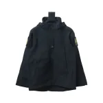Stone Island Outdoor Arm Logo Jacket Zip-Up Jacket Black