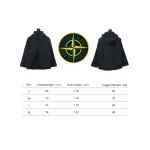 Stone Island Outdoor Arm Logo Jacket Zip-Up Jacket Black
