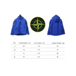 Stone Island Outdoor Arm Logo Jacket Zip-Up Jacket Blue