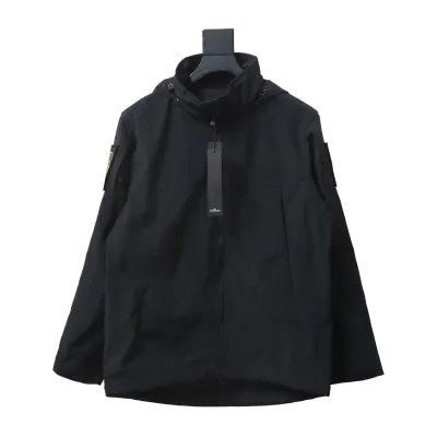 Stone Island Outdoor Functional Assault Suit Jacket Black 01
