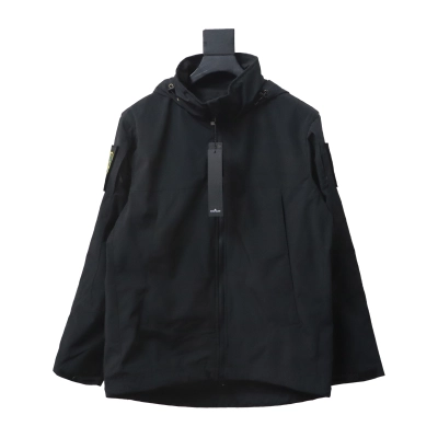 Stone Island Outdoor Functional Assault Suit Jacket Black 01