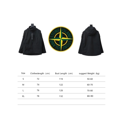 Stone Island Outdoor Functional Assault Suit Jacket Black 02