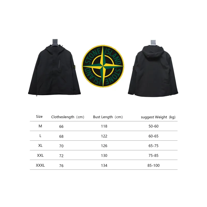 Stone Island Outdoor Skills Three-In-One Jacket Black