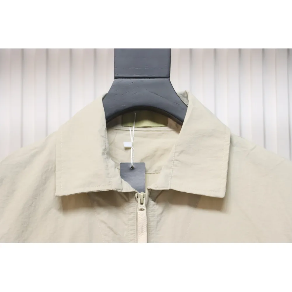 Stone Island Side Badge Ghost Shirt Zipper Multi-Pocket Jacket