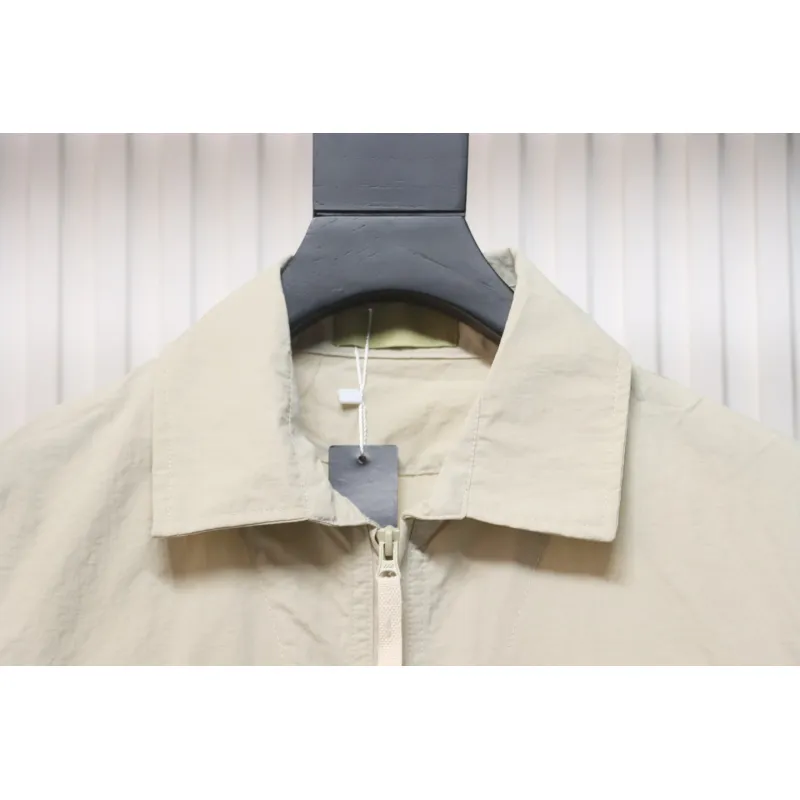 Stone Island Side Badge Ghost Shirt Zipper Multi-Pocket Jacket