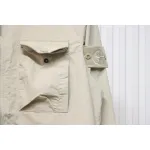 Stone Island Side Badge Ghost Shirt Zipper Multi-Pocket Jacket