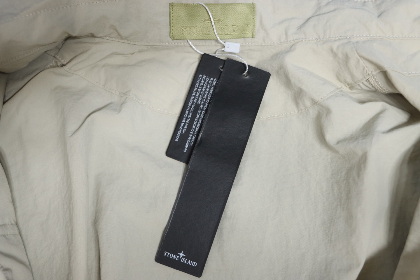 Stone Island Side Badge Ghost Shirt Zipper Multi-Pocket Jacket