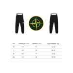 Stone Island Single Pocket Basic Badge Trousers Black
