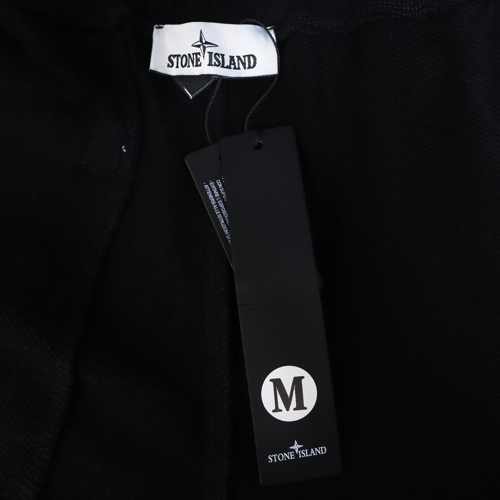 Stone Island Single Pocket Basic Badge Trousers Black