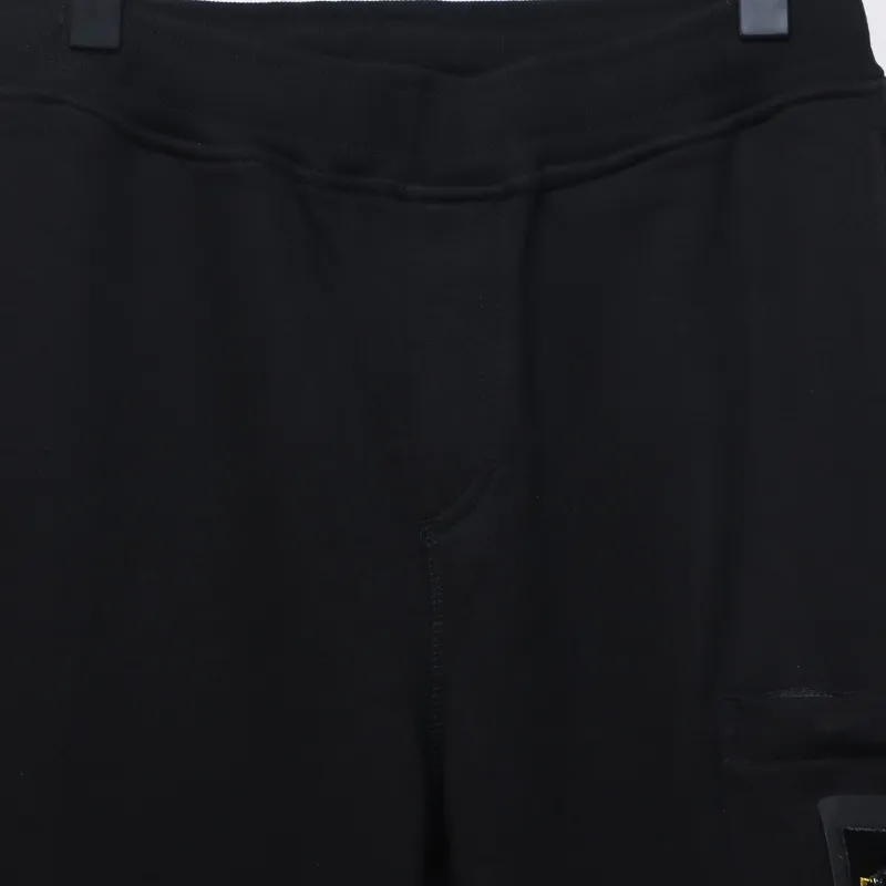 Stone Island Single Pocket Basic Badge Trousers Black
