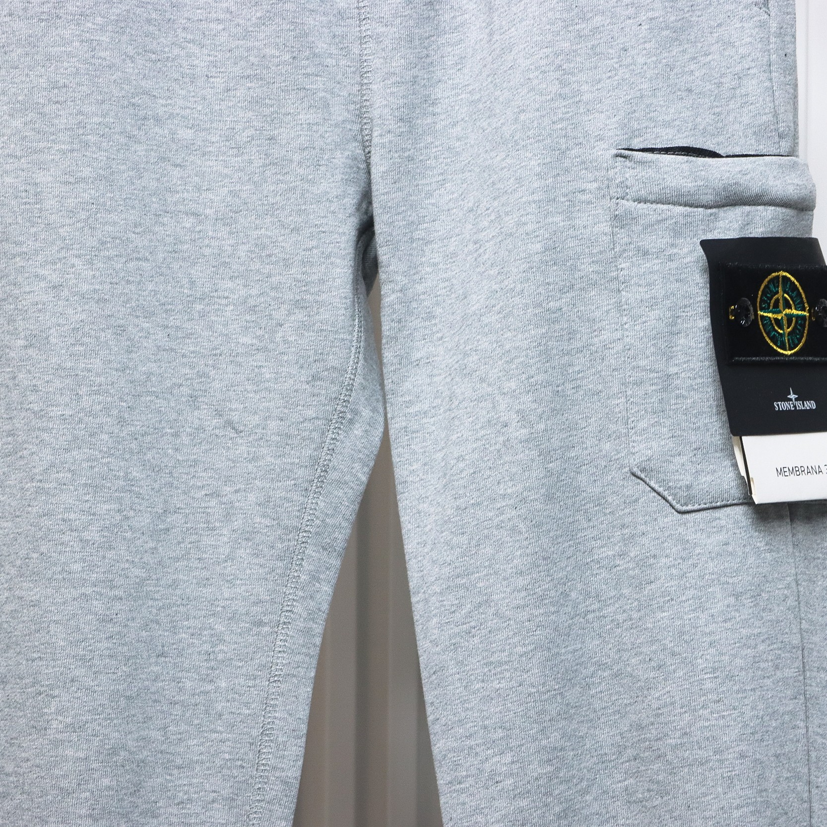 Stone Island Single Pocket Basic Badge Trousers Grey