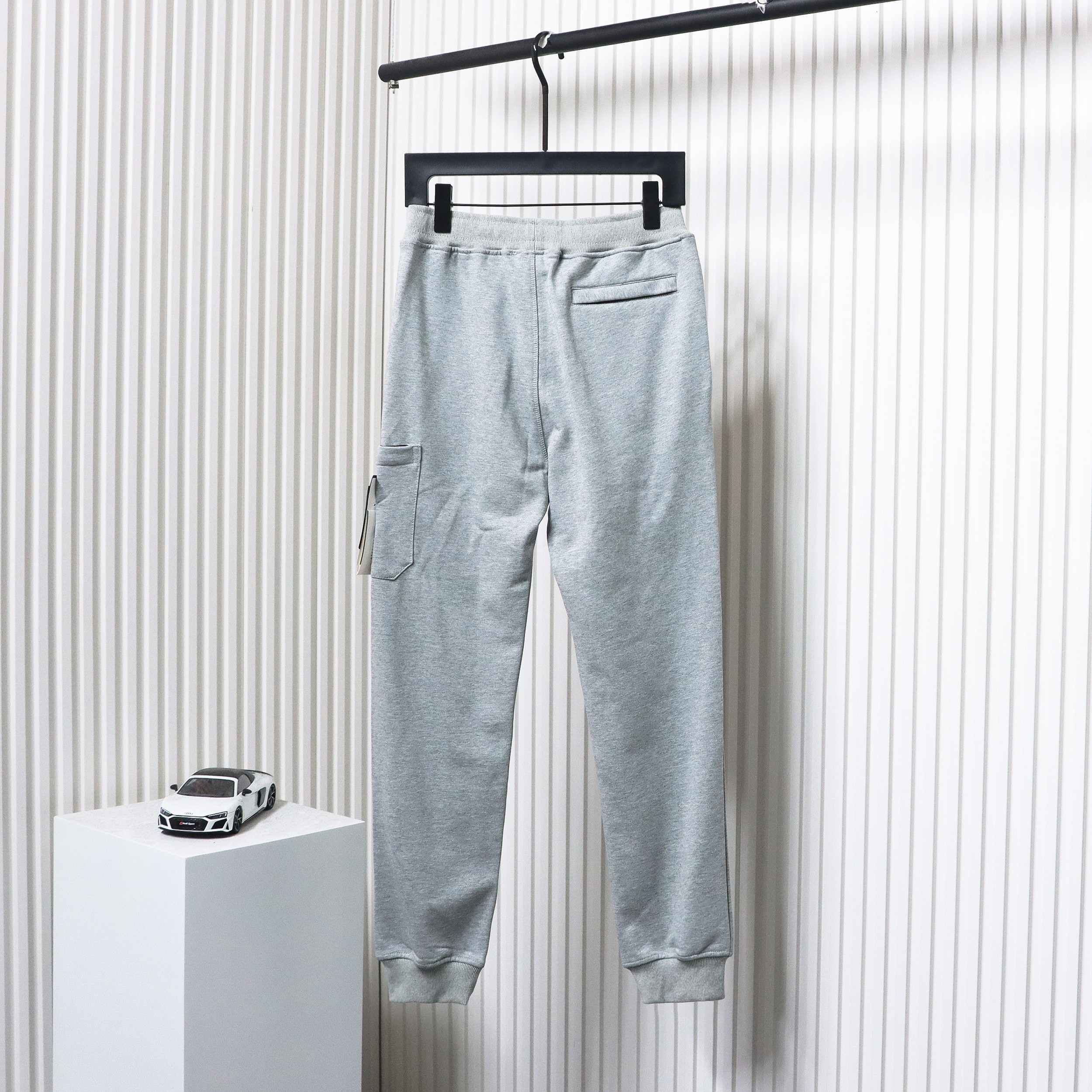 Stone Island Single Pocket Basic Badge Trousers Grey