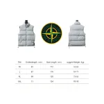 Stone Island Solid Color Quilted Logo Down Vest Grey