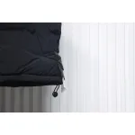 Stone Island Solid Color Quilted Logo Down Vest Black