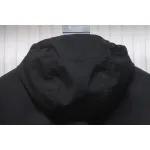 Stone Island SS24 Soft Shell Waterproof And Windproof Solid Color Single Breasted Hooded Jacket Black