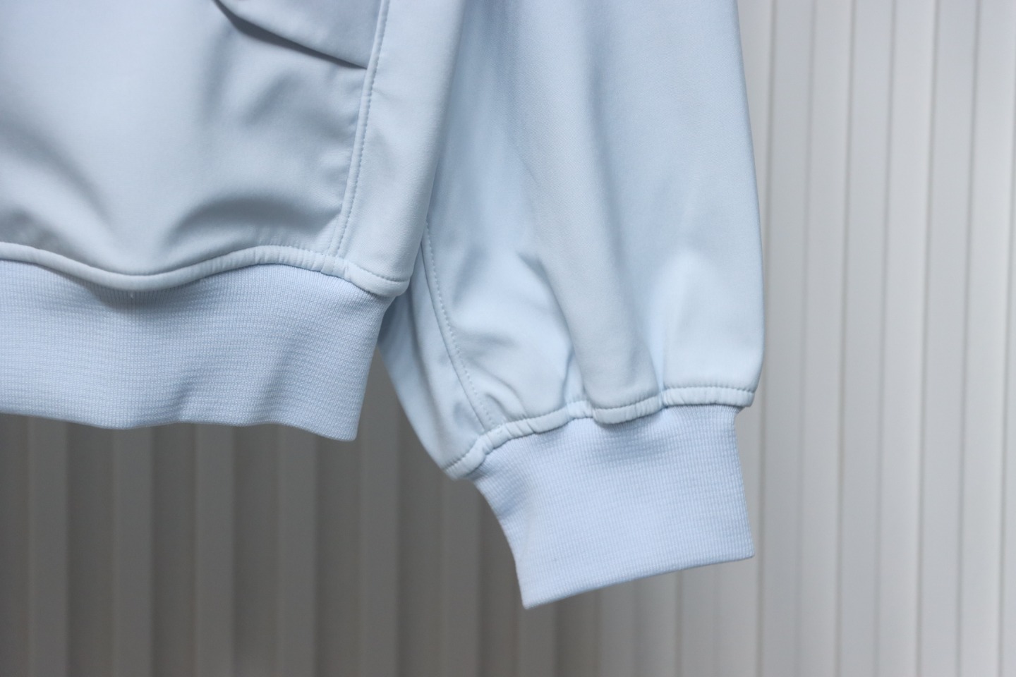 Stone Island SS24 Soft Shell Waterproof And Windproof Solid Color Single Breasted Hooded Jacket Blue