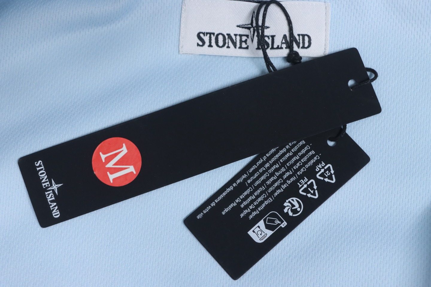 Stone Island SS24 Soft Shell Waterproof And Windproof Solid Color Single Breasted Hooded Jacket Blue