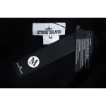 Stone Island Washed Distressed Denim Jacket Black
