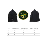 Stone Island Washed Distressed Denim Jacket Black