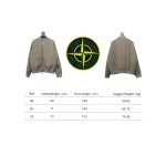 Stone Island x Dior Bomber Quilted Jacket Brown
