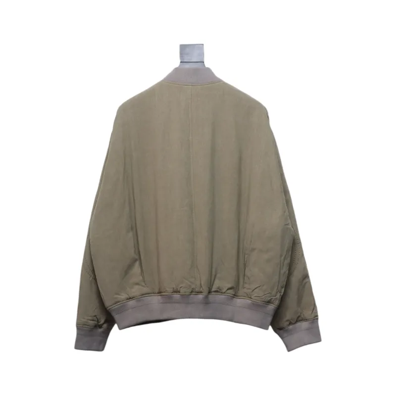 Stone Island x Dior Bomber Quilted Jacket Brown