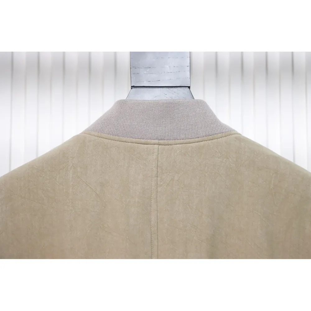 Stone Island x Dior Bomber Quilted Jacket Brown