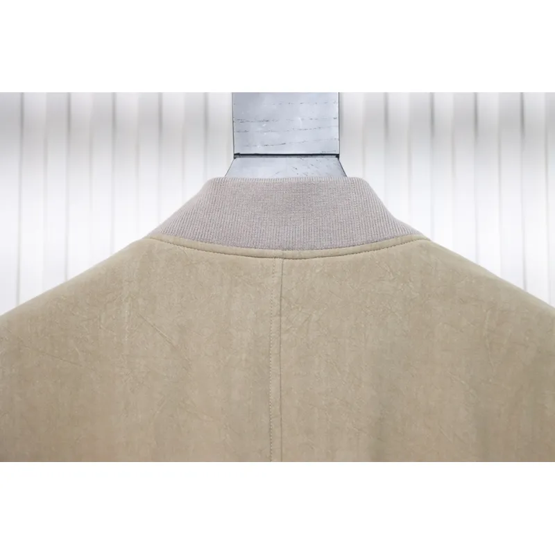 Stone Island x Dior Bomber Quilted Jacket Brown